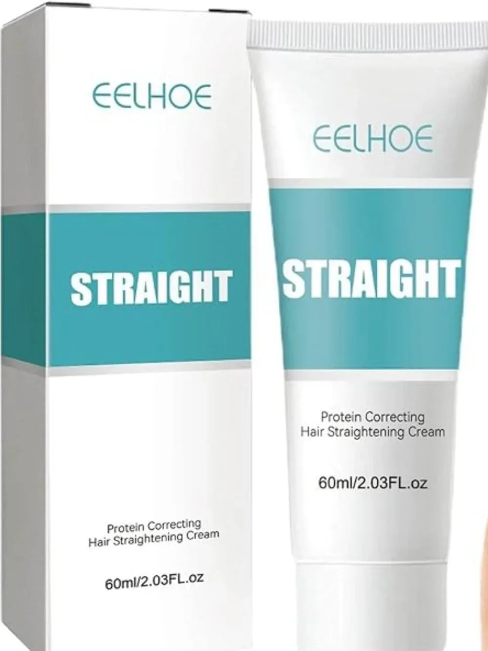 Straight Protein Hair Straightening Cream – Frizz Control & Smoothing